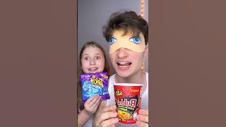 Spicy Ramen Mix Prank With My Little Sister! 🥵