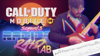 CALL OF DUTY MOBILE (2022): RADICAL RAID - Guitar Play-through + TAB