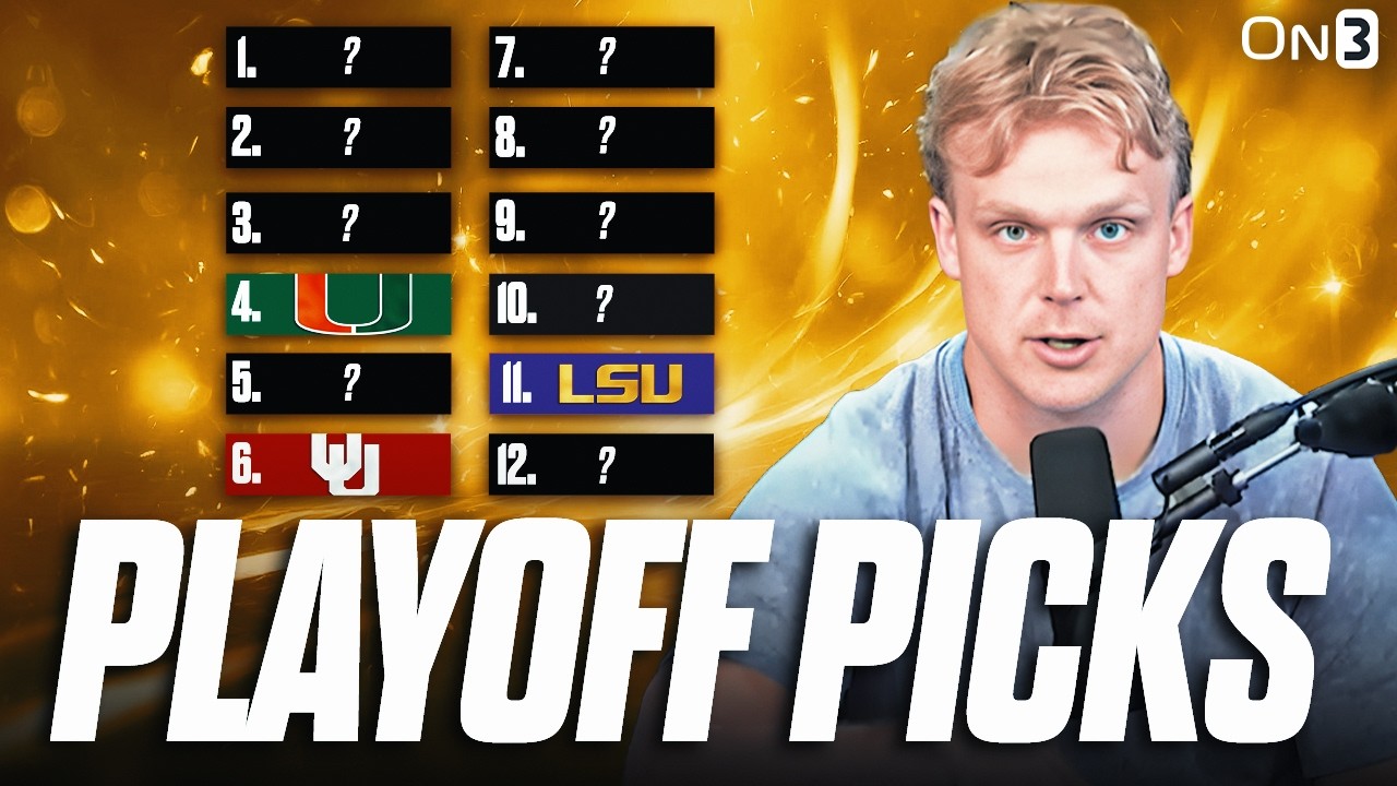 Here's Who's MAKING The College Football Playoff