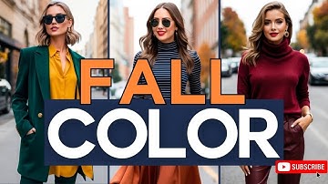 Herfstkleurencombinaties 2025 🍁 | Chique outfit-ideeën om je garderobe direct op te frissen