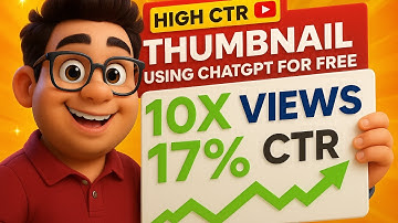 Get 10X Views With AI Thumbnails Using ChatGPT For Free