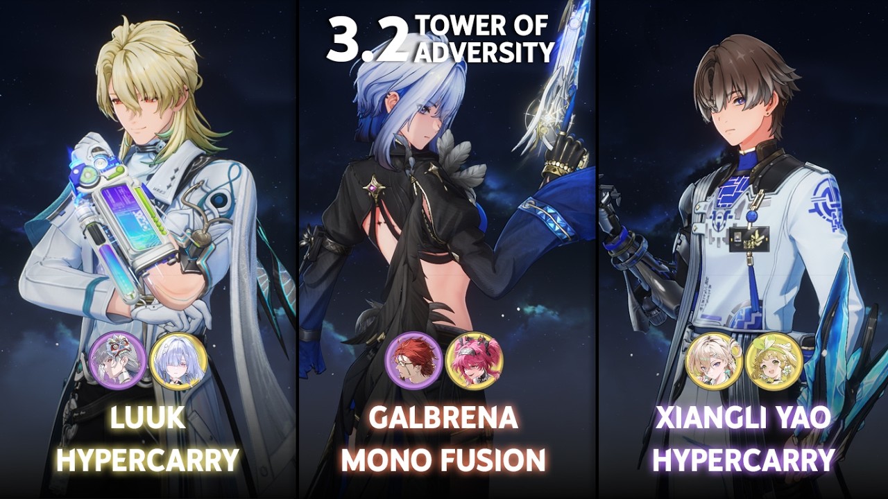 S0 Luuk x Mornye / S0 Galbrena Mono Fusion / S0 Xiangli Yao | ToA 3.1/3.2 | Wuthering Waves