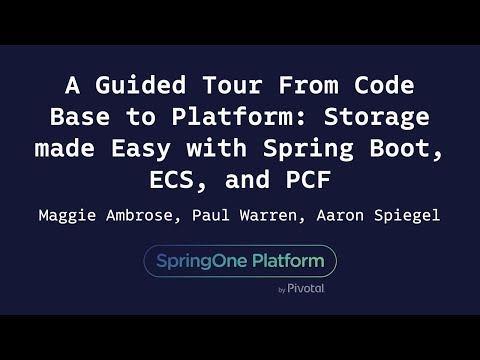 A Guided Tour From Code Base to Platform - Aaron Spiegel, Paul C. Warren, Maggie Ambrose