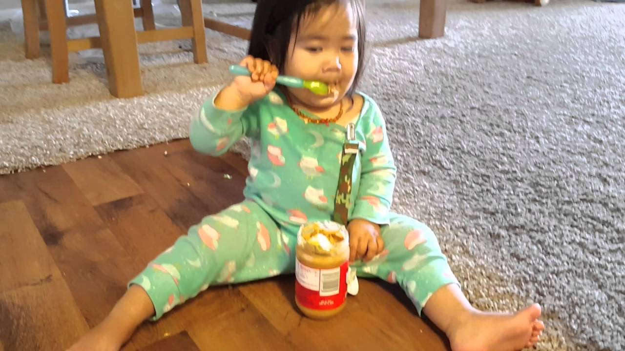 Baby Lead Weaning with Peanut Butter. YouTube
