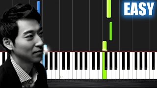Video thumbnail of "Yiruma - Kiss The Rain - EASY Piano Tutorial by Plutax"