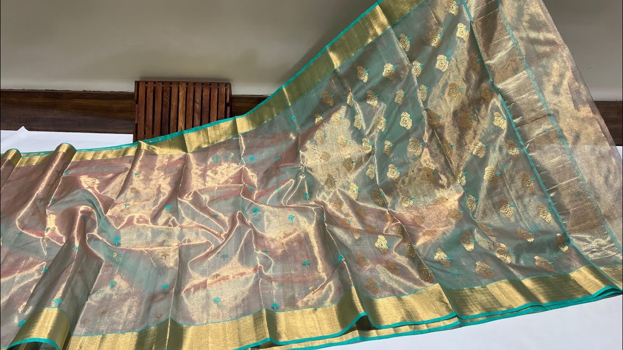 TISSUE SILK SAREE // CHANDERI HANDLOOM SAREE