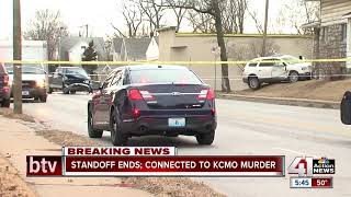 Police involved in 4-hour standoff connected to homicide