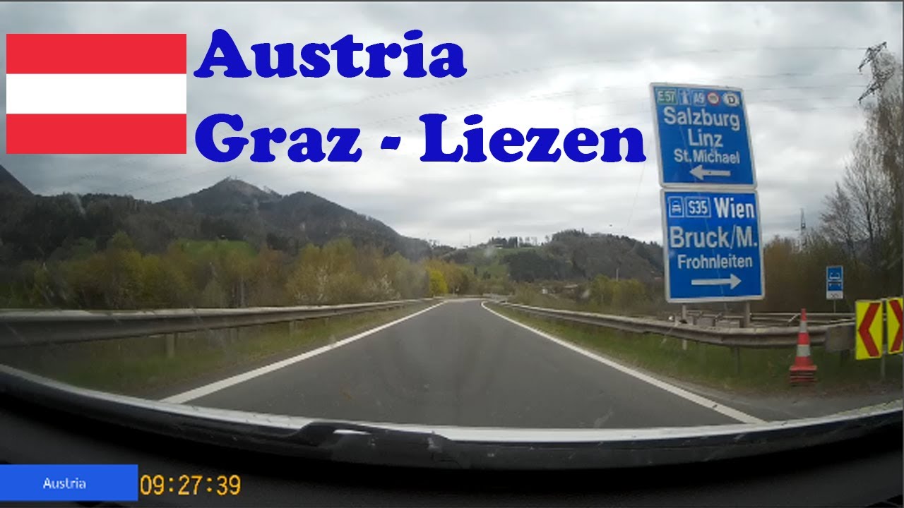 Driving in Austria - Graz to Liezen (A9 Highway)