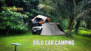Solo Car Camping along the Riverfront  - Suzuki Jimny JB74 - Pocket Basecamp - 033