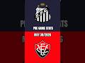 Santos x Vitória - Estatísticas e Análise Pré-jogo | Brasileirão (30/05)