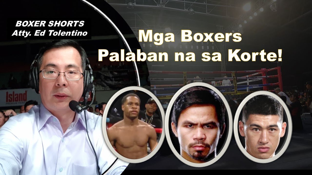 MGA BOXERS PALABAN NA SA KORTE! - YouTube