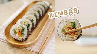 TERNYATA MUDAH MEMBUAT KIMBAB // Nasi Gulung Korea - Bisa Buat Bekal