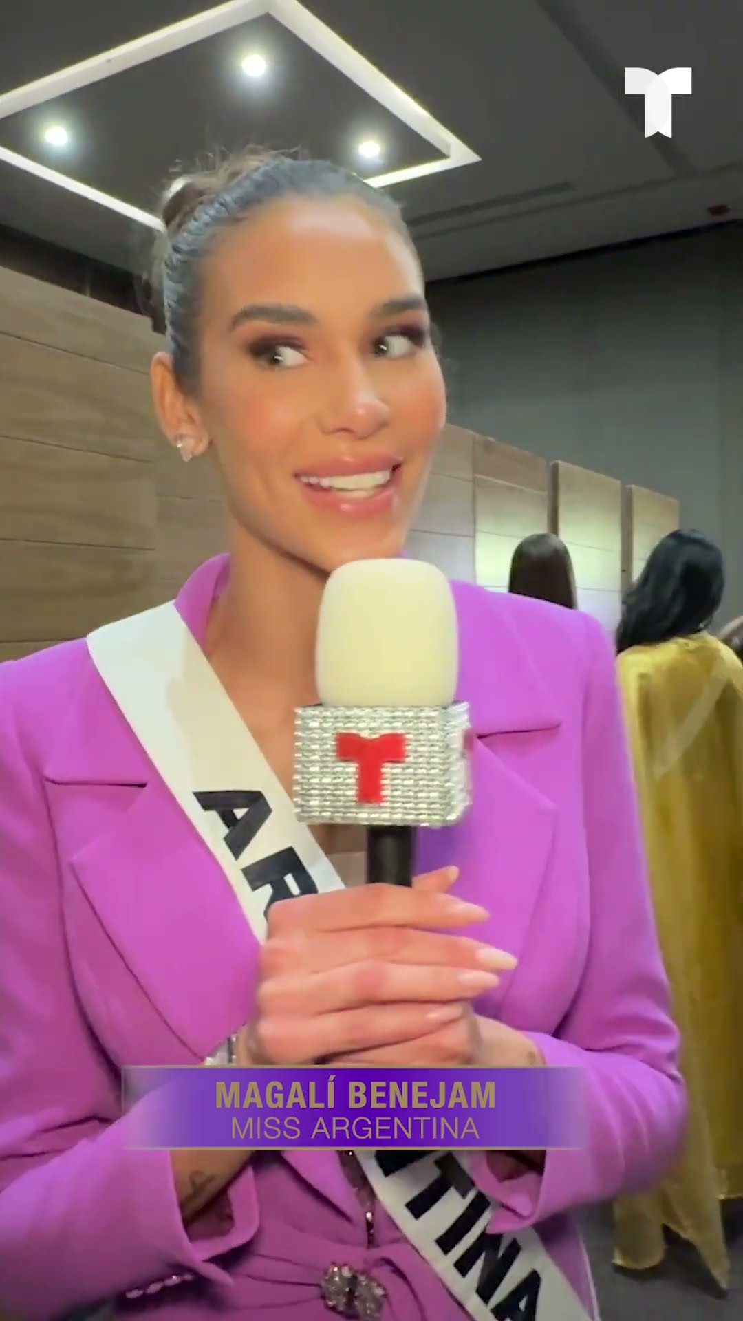 Miss Argentina comparte sus sensaciones luego de la entrevista con los jurados de #MissUniverso