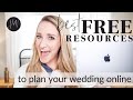 BEST FREE Resources to Plan Your Wedding ONLINE