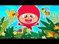 🦋 IN THE GARDEN 🌳 | Nursery Rhymes in ENGLISH | Green Family Kids Songs | Green Family