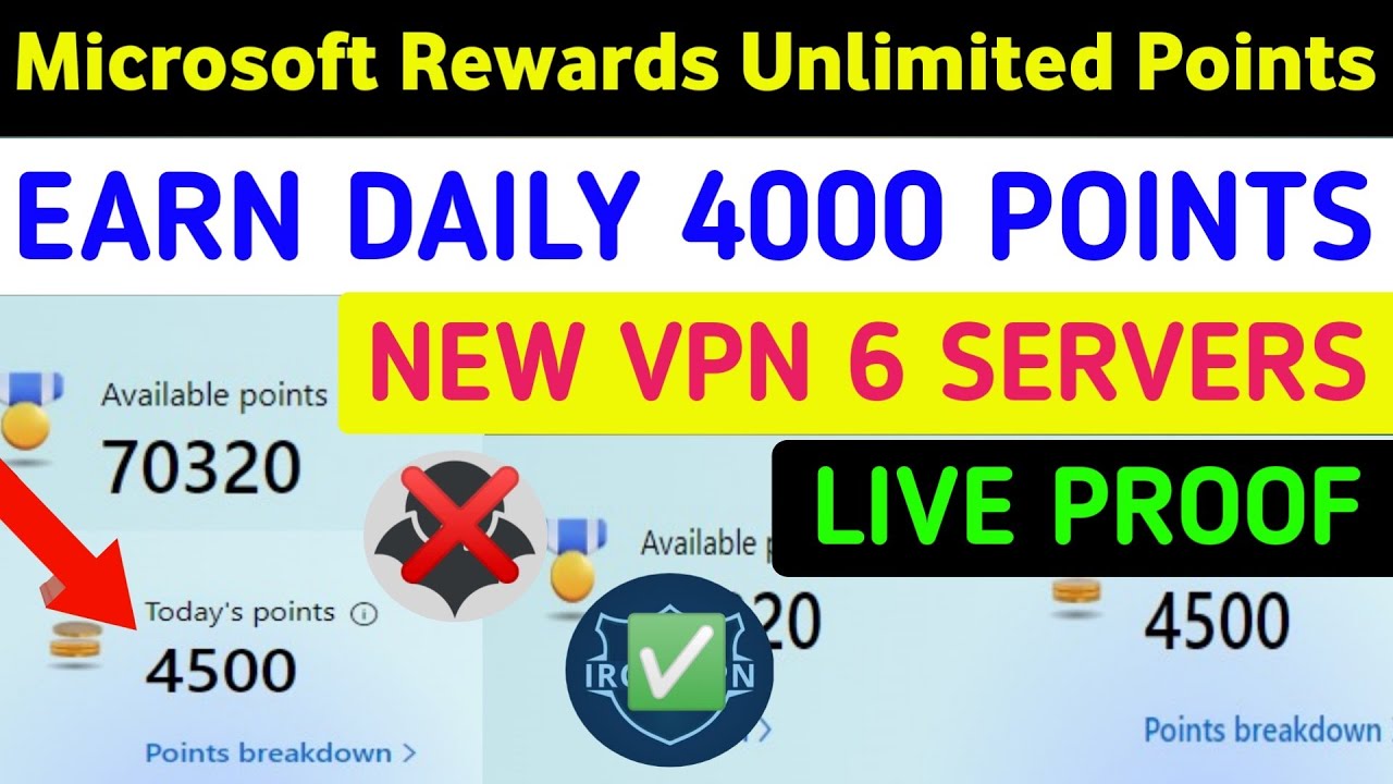 How to earn 12000 points on microsoft rewards VPN｜TikTok Search