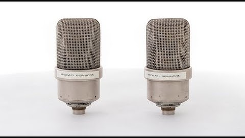 Pair of Vintage Neumann M250 from Michael Beinhorn by ANALOGr.com
