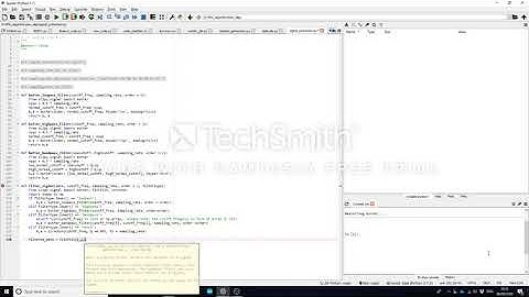 Defining and Calling Butterworth filter functions in python (Part 2)