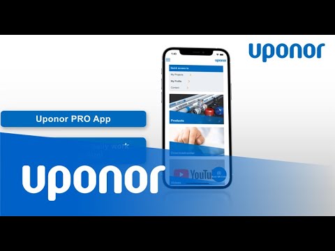 Uponor PRO App - everything for your daily work in only one App