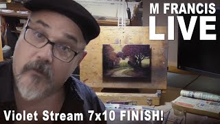 M Francis Violet Stream 7x10 FINISH