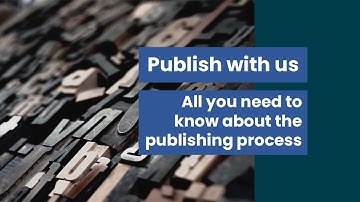 All you need to know about the publishing process