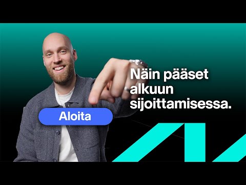 Näin aloitat sijoittamisen