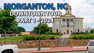 Morganton North Carolina 2024  Downtown Highlights Part 1