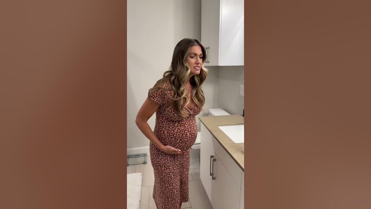 I think he’s ready 🥰 #dad #mom #funnycouple #pregnancy #38weekspregnant #funnyvideos #babyontheway