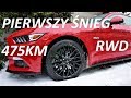 Zima + 475KM + RWD = Ford Mustang GT V8 Vlog