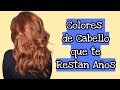 Colores de cabello que te restan años