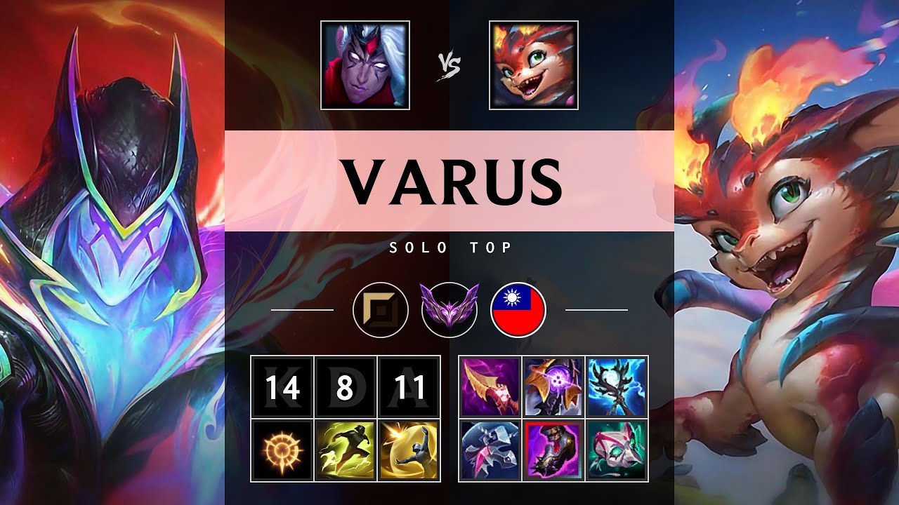Varus Top vs Smolder - TW Master Patch 25.15