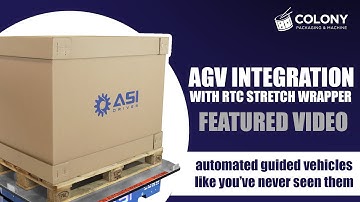 AGV FRED Integrated with an RTC Stretch Wrapper