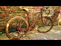 Restoration rusty old racing bike  restore high speed racing bike