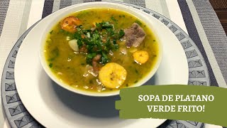 Sopa de Platano verde Frito