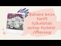 Meringue/ Şahane Beze (Çikolatalı ve Antep Fıstıklı)