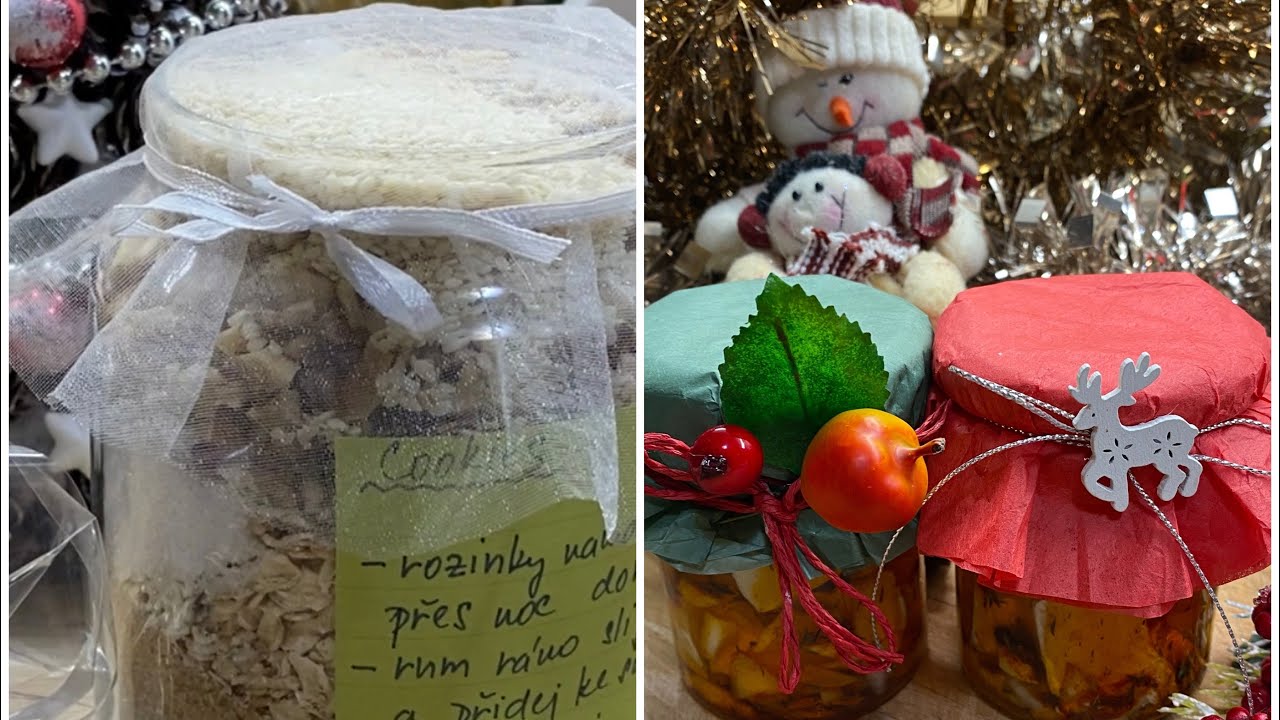 Dva jedlé dárky na poslední chvíli, které vyrobíte snadno a rychle doma sami.