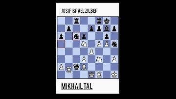 Mikhail Tal plays like a chess engine.