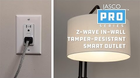 59387: JascoPro Series Z-Wave Tamper-Resistant Smart Outlet - Overview