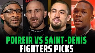 UFC 299: Dustin Poirier vs Benoit Saint-Denis Fighters Picks