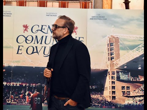 Le parole del CEO Blazquez alla presentazione del film "Genoa, Comunque e Ovunque"