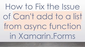 How to Fix the Issue of Can