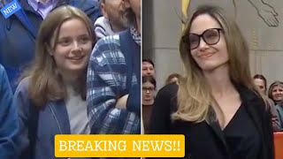 Angelina Jolie and her daughter Vivienne make a rare appearance together on "Today" show.
