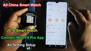 How To Connect Jd76 Smart Watch Mobile App Connect Wearfit Pro With Android Jd76 Connect Mobile