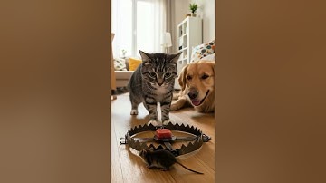 Shocking! 😱😱The cat sets a trap and waits in silence やばすぎ！😱😱猫は罠を仕掛けて静かに待っている #shorts #tabbycat