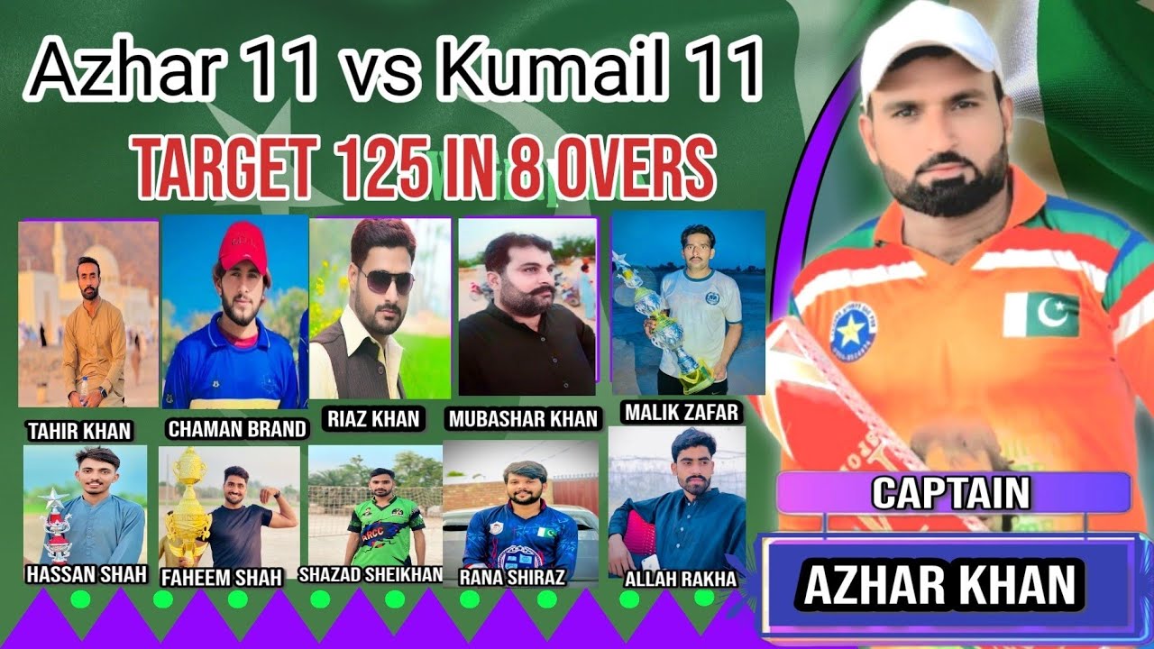 Azhar 11 vs Kumail 11 ||RCL 3 || 125 need in 48 balls - YouTube