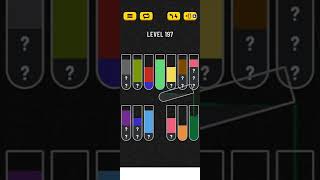 Water sort puzzle level 197