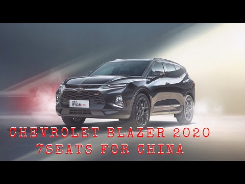 Details Chevrolet Blazer 2020 7seats for China
