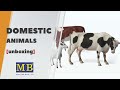 Фигурки коровы и козы от Masterbox - Domestic Animals