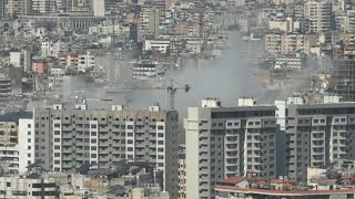 Smoke rises in Beirut as Israel says it struck senior Hezbollah member | AFP