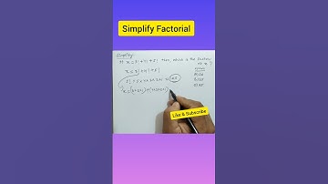 Simplify Factorial Tricks | Math hack | #shorts #GyanaSatapathyAcademy#mathstricks #maths #ytshorts
